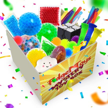Box of Fidget Toys, Party Favor Toys for Kids
